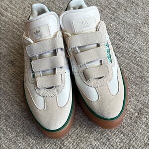 Adidas Womens’ Cream and White Sneakers